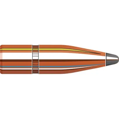 Střela Hornady ráže 7mm (.284), váha 139grs. Typ střely InterLock® SP. SKU: 2820.